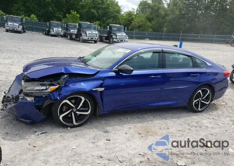 2021 Honda Accord Sport Se из США, поврежденный, VIN 1HGCV1F4XMA071982